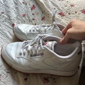 Reebok White Leather classic Sneakers